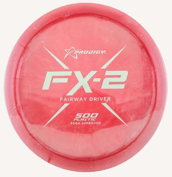 Prodigy Disc FX-2 500 Fairway Driver Frisbee golf disc, Röd