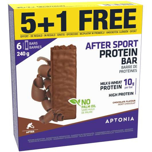 Proteinbar After Sport Choklad 40 g*5 + 1 Gratis