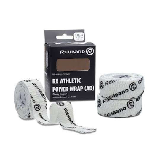 Rehband RX Athletic Power Wrap, 25mm x 4,5m - White