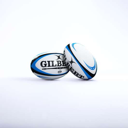 Rugbyboll Storlek 5 - Gilbert Omega Vit Blå