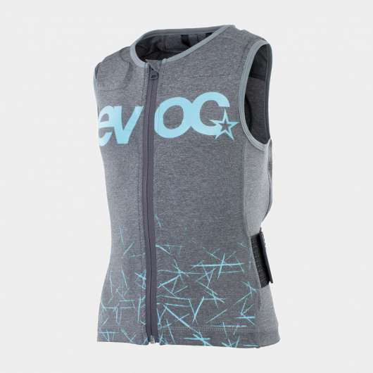 Ryggskydd för barn EVOC Protector Vest Kids & Junior Carbon Grey, Small
