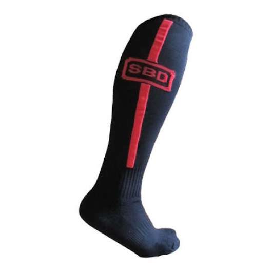 SBD Deadlift Socks Black/Red - Large