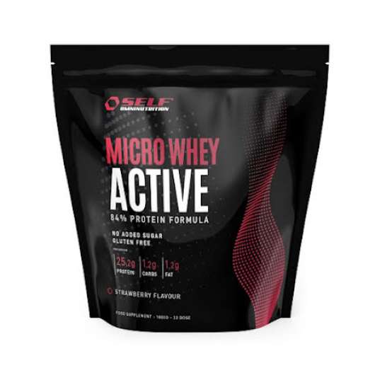 SELF Micro Whey Active, 1kg - Strawberry
