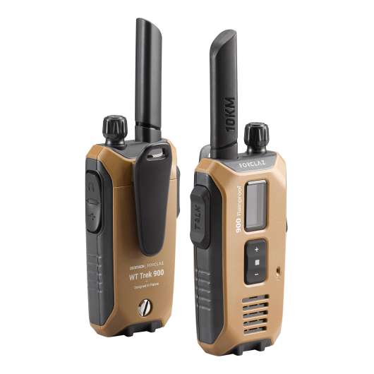 set om 2 walkie-talkies, laddningsbara via usb - 10 km - wt900 wp