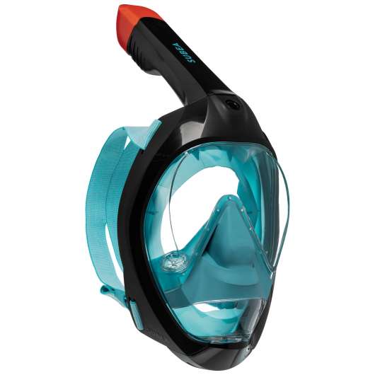 Snorkelmask Easybreath Med Tryckutjämning Vuxen 900 Blå