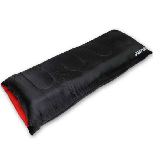 SportVida sovsäck svart-röd i ripstop-polyester