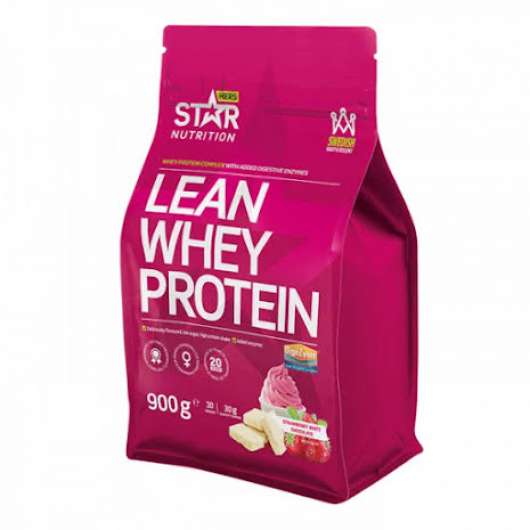 Star Nutrition Lean Whey Protein 900g - Strawberry White Chocolate