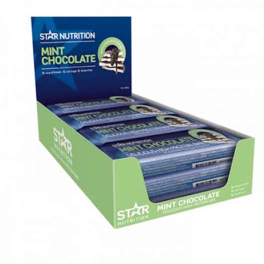 Star Nutrition Protein Bars 12st - Mint Chocolate