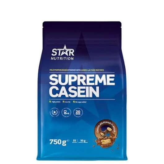 Star Nutrition Supreme Casein, 750g - Chocolate Peanut