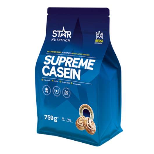 Star Nutrition Supreme Casein 750g - Cinnamon Bun