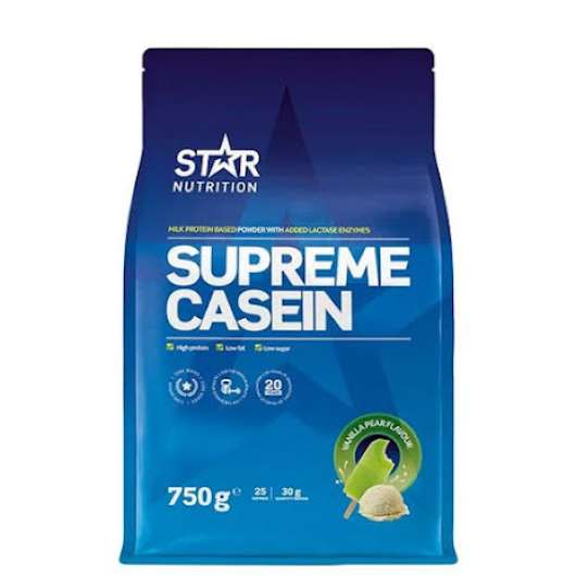 Star Nutrition Supreme Casein, 750g - Vanilla Pear