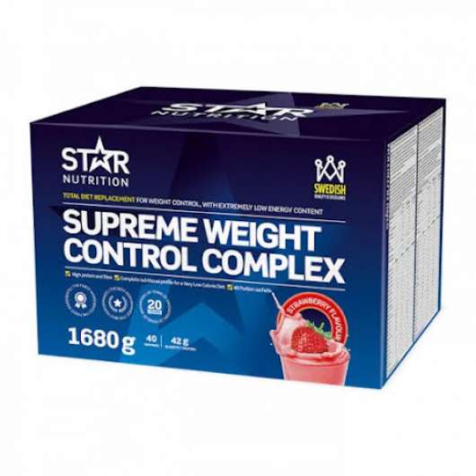 Star Nutrition Supreme Weight Control Complex 40 serv - Jordgubb