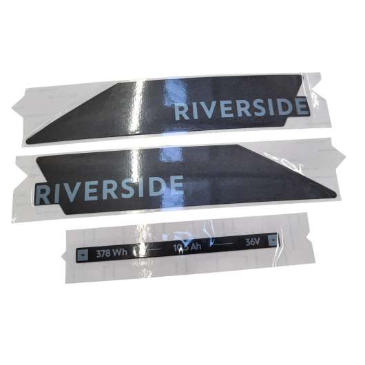 Stickers Batteri Riverside 100e Blå