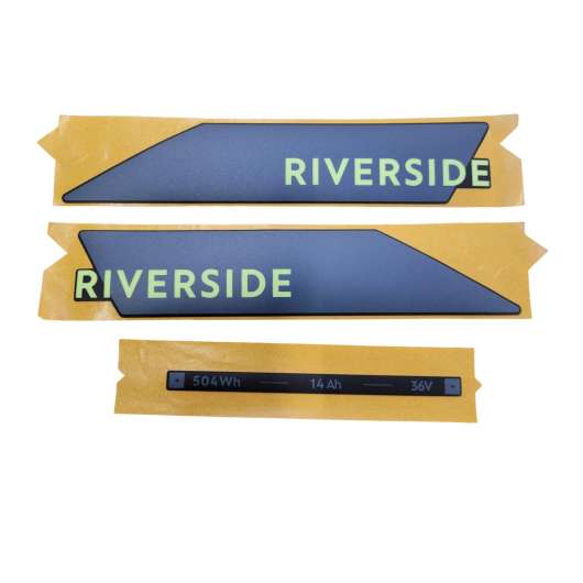 Stickers Batteri Riverside 520e Blå