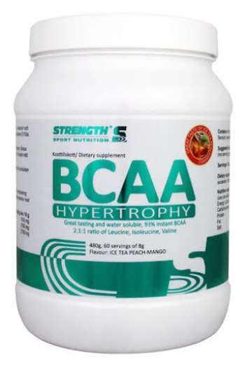 Strength BCAA Hypertrophy 480g - Ice Tea Peach
