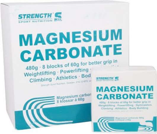Strength Magnesium Carbonate - 1 låda/8st block