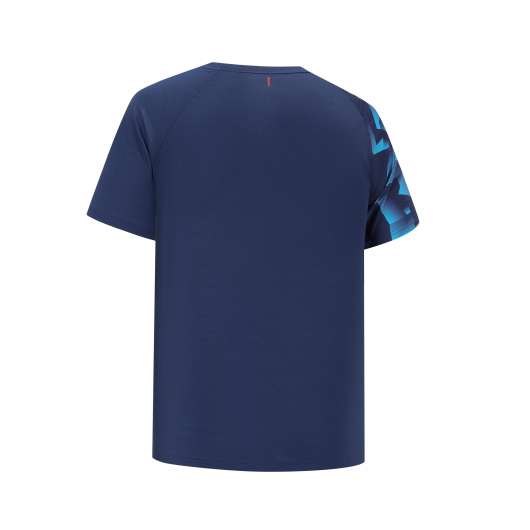 T-shirt För Badminton - Lite 560 - Herr Marinblå/turkos