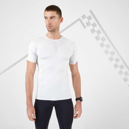 T-shirt För Löpning - Kiprun Comfort Skin - Herr Vit