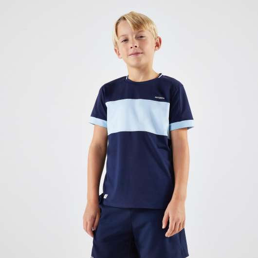T-shirt För Tennis - Dry - Junior Mörkblå