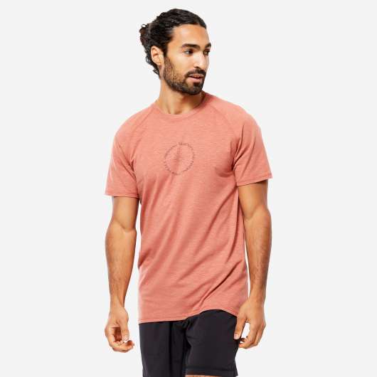T-shirt Mjuk Yoga Naturligt Material Brun