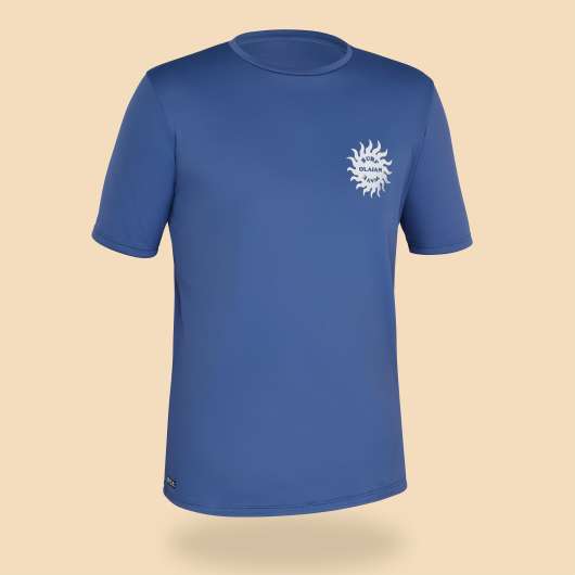 T- Shirt Uv-skydd Kortärmad Junior Sol Blå