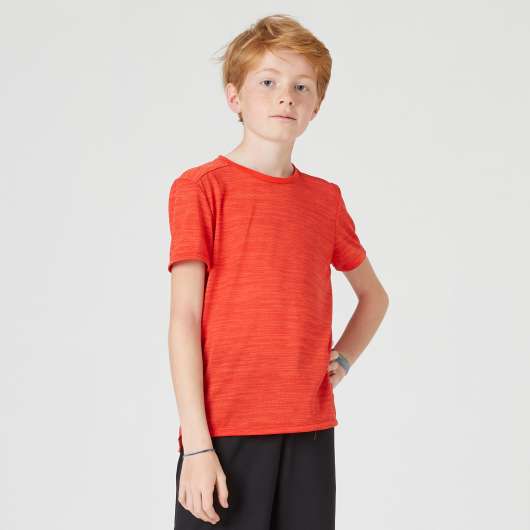 T-shirt Ventilerande Syntet - 500 - Junior Röd