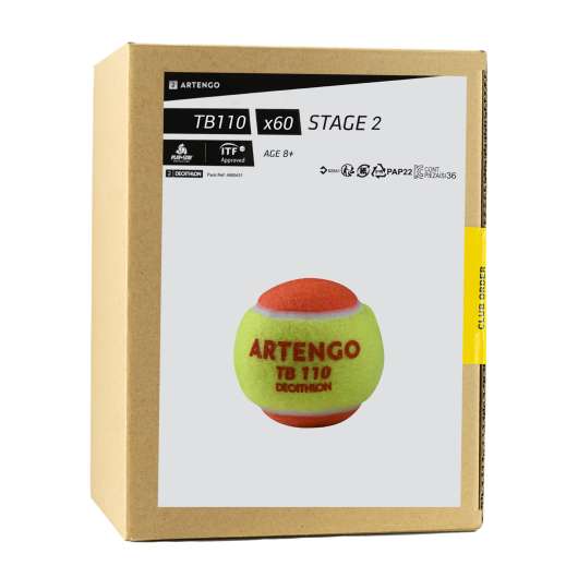 Tennisboll Tb110*60 Orange
