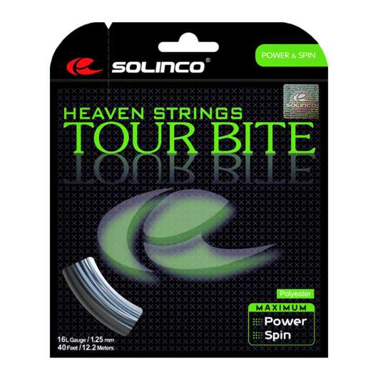 Tennissträngning Monofilament Solinco Tour Bite 1,25 Mm 12 M Grå