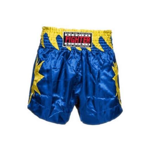 Thai Shorts, blue/yellow, Fighter