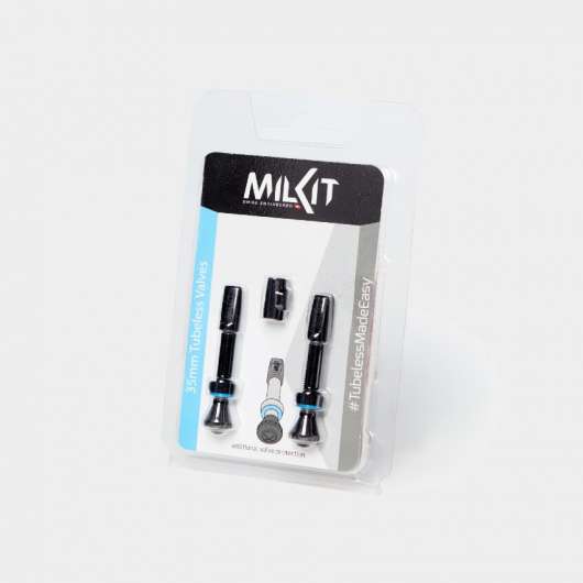 Tubelessventil milKit Valve Pack, 35 mm, aluminium, 2-pack