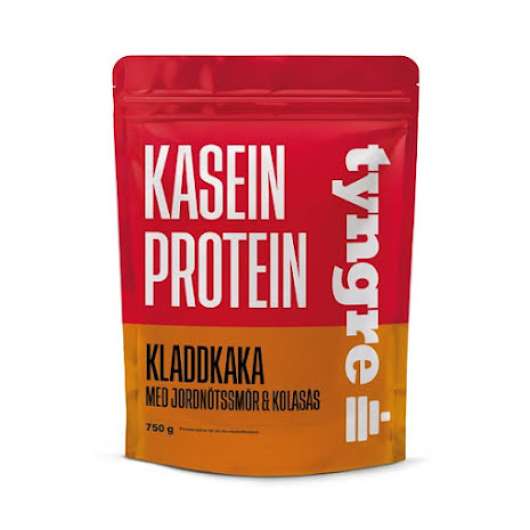 Tyngre Kasein Protein, 750g - Kladdkaka med jordnötssmör och kolasås