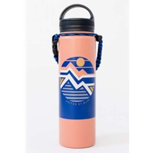 United By Blue Geo Mountain 22Oz Stainless Steel Bottle