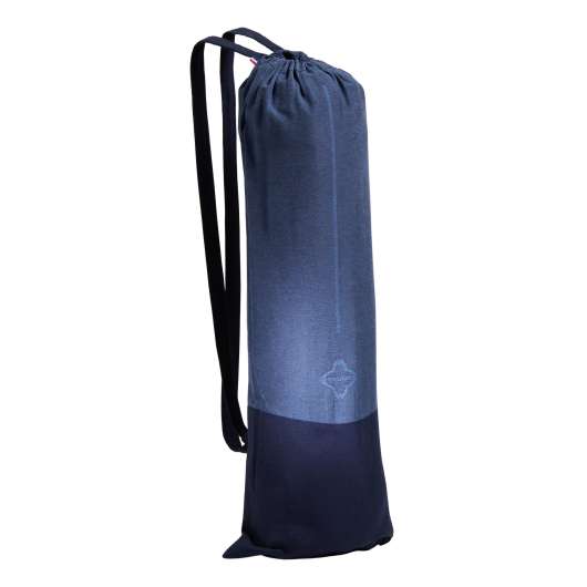 väska för yogamatta ekodesignad blå