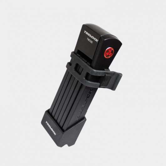 Vikbart lås Trelock FS 200 Two.GO, 75 cm, inkl. hållare