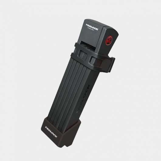 Vikbart lås Trelock FS 200 Two.GO L, 100 cm, inkl. hållare