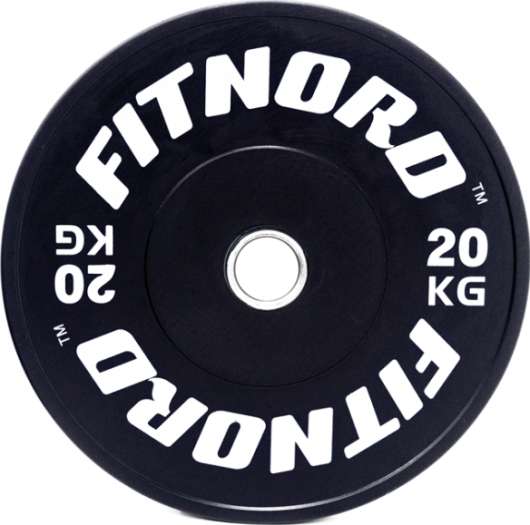Viktskiva 20 kg, FitNord Bumper Plate