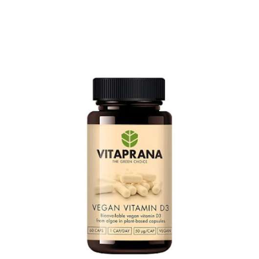 Vitaprana Vegan Vitamin D3, 60 caps