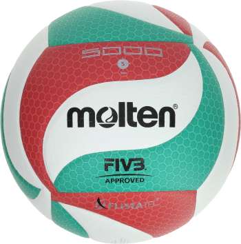 Volleyboll Molten 5000 Grön/röd